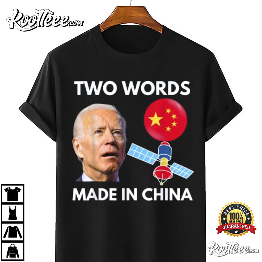 Chinese Spy Balloon Funny Surveillance Joe Biden T-Shirt