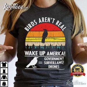 Birds Arent Real Vintage Government Conspiracy T Shirt 2