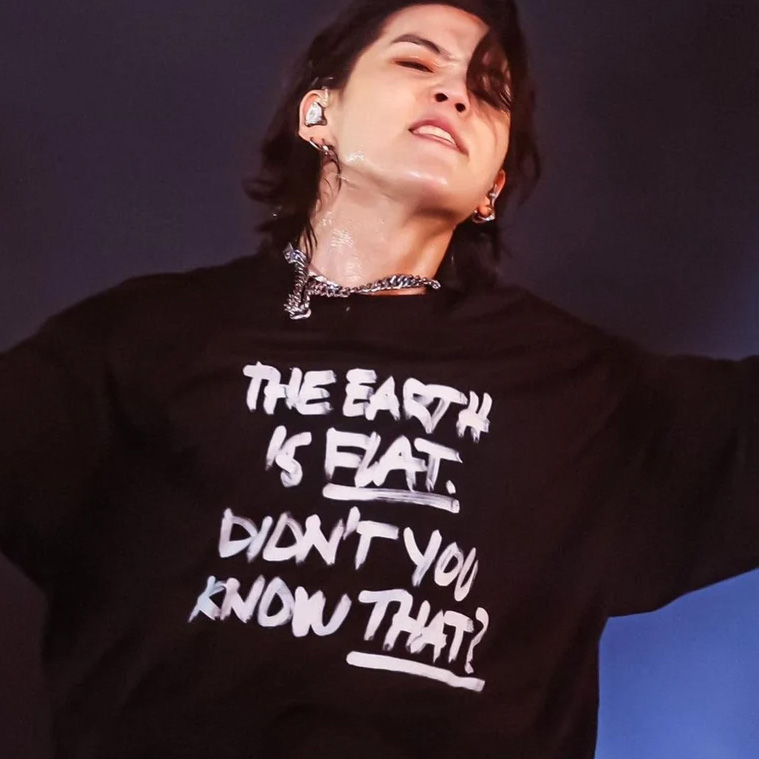 Yoongi Suga The Earth Is Flat Didn't You Know That T-Shirt