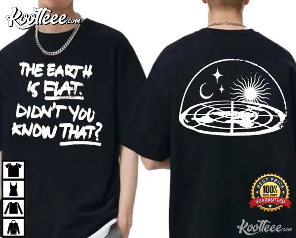 Yoongi Suga The Earth Is Flat Didn’t You Know That T-Shirt