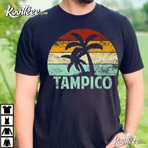 Tampico Mexico Vintage Retro Throwback Vacation Holiday T Shirt 3