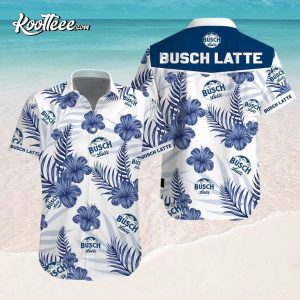 Busch Latte Ver 2 Button Hawaiian Shirt