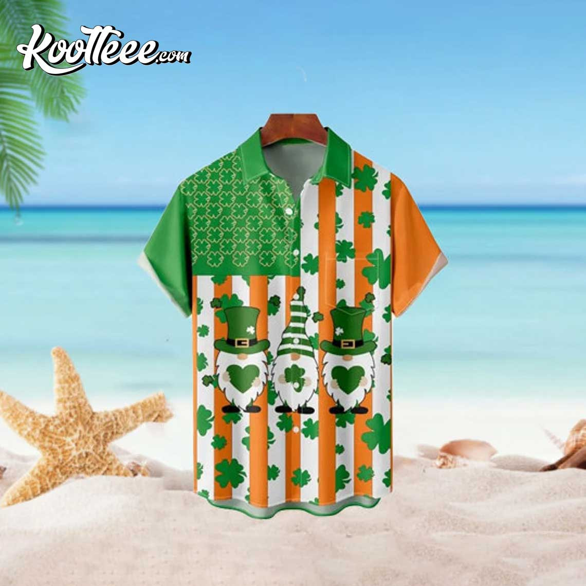 St.Patrick's Day Hawaii, Aloha Beach Shirt
