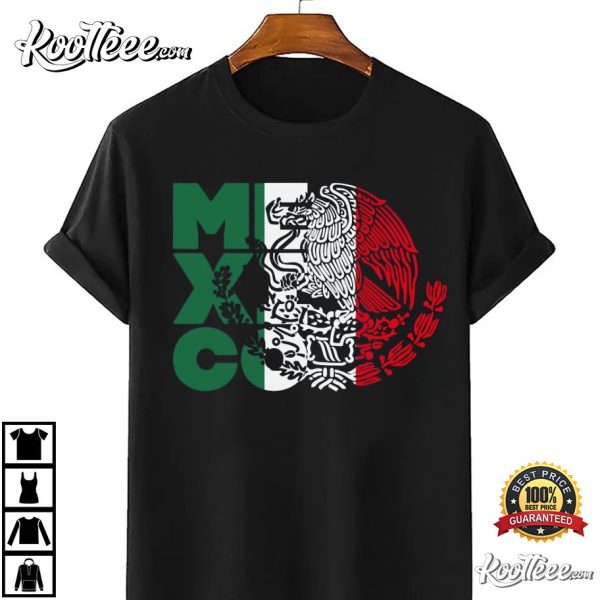 Proud Mexican Flag Bandera Mexicana Sudadera T-Shirt