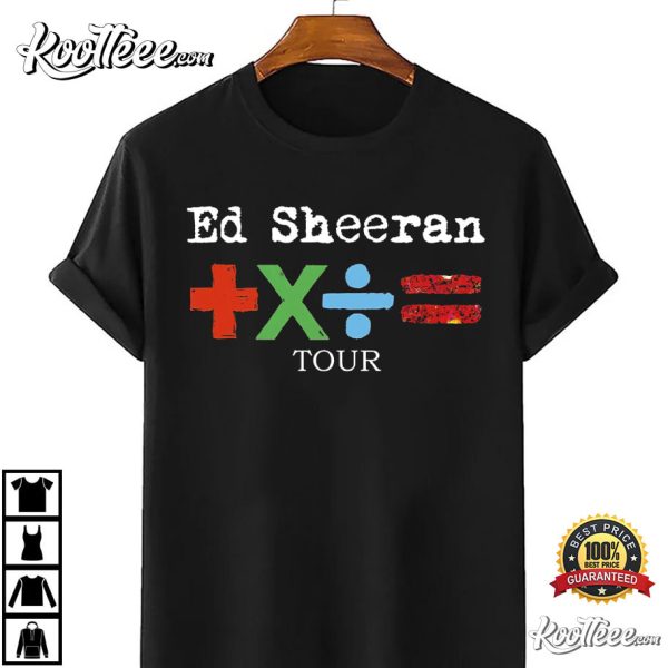 Ed Sheeran Mathematics Tour 2023 T-Shirt