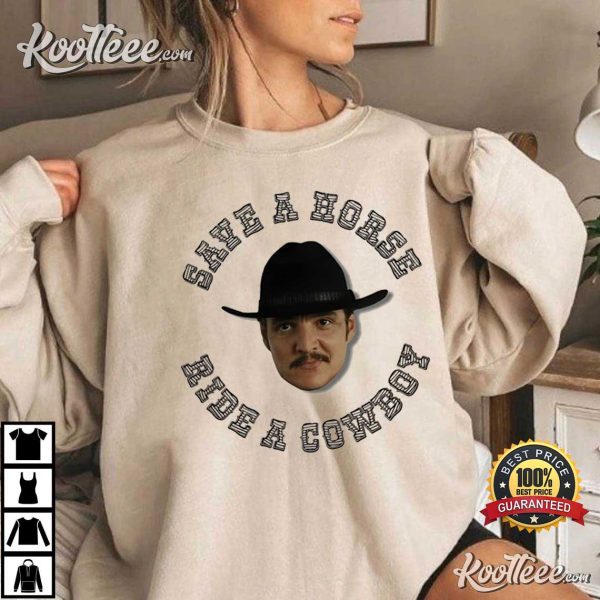 Pedro Pascal Save A Horse Ride A Cowboy T-Shirt