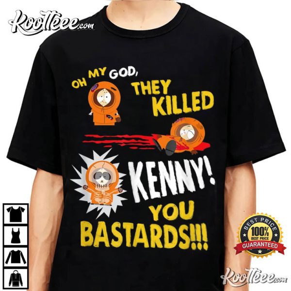 Vintage Oh My God They Killed Kenny Cartoon T-Shirt
