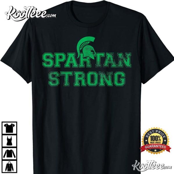 Retro Michigan State Spartans Strong Community T-Shirt