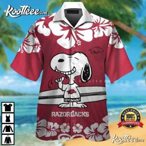 Arkansas Razorbacks And Snoopy Hawaiian Shirt