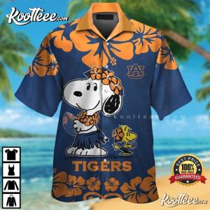 Auburn Tigers Snoopy Summer Vibes Hawaiian Shirt