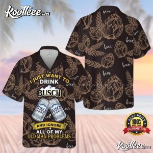 Busch Light All Over Hawaiian Shirt