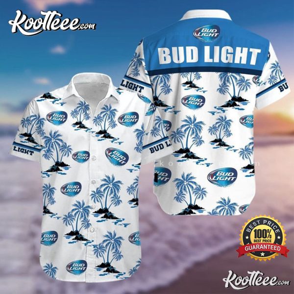 Busch Light Coconut Tree Beer Hawaiian Shirt