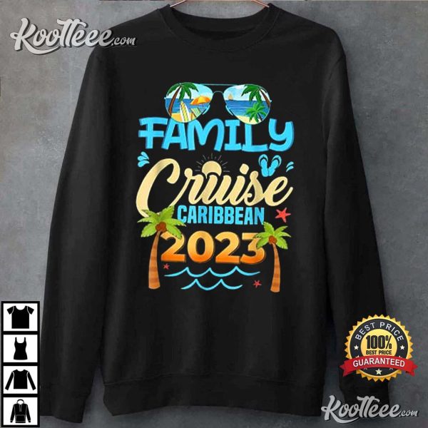 Family Cruise Caribbean Summer Vacation 2023 T-Shirt