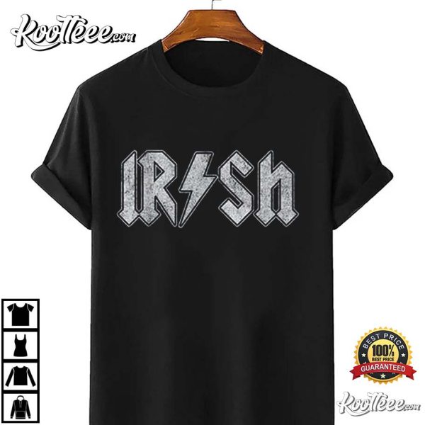 Irish Rock And Roll Funny St. Patrick’s Day T-Shirt