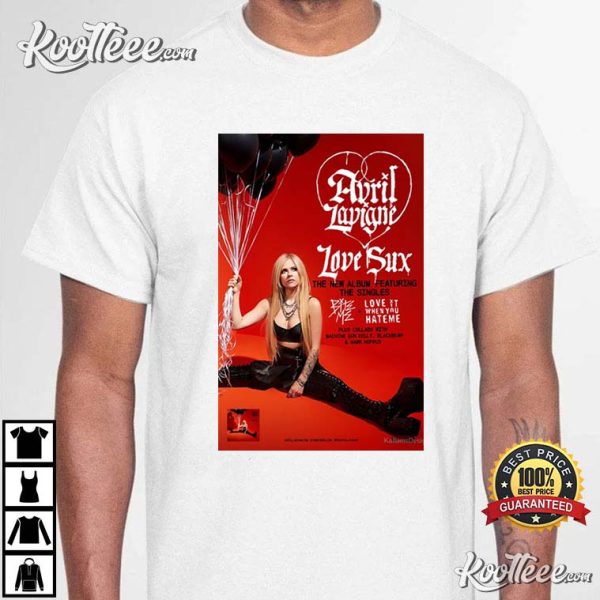 Love Sux Poster Avril Lavigne Merch T-Shirt