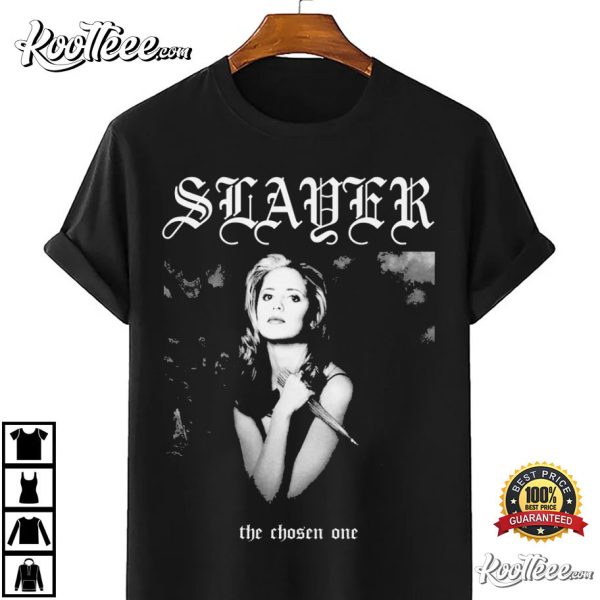 Buffy The Vampire Slayer Metal The Chosen One T-Shirt