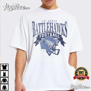 St. Louis BattleHawks Football Team XFL Vintage T-Shirt
