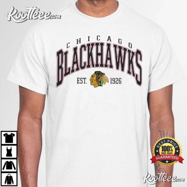 Chicago Blackhawks Hockey Lover College T-Shirt