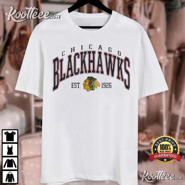 Chicago Blackhawks Hockey Lover College T-Shirt