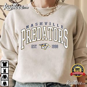 Nashville Predators Hockey Fan T-Shirt Nashville Predators Hockey Fan T Shirt 3