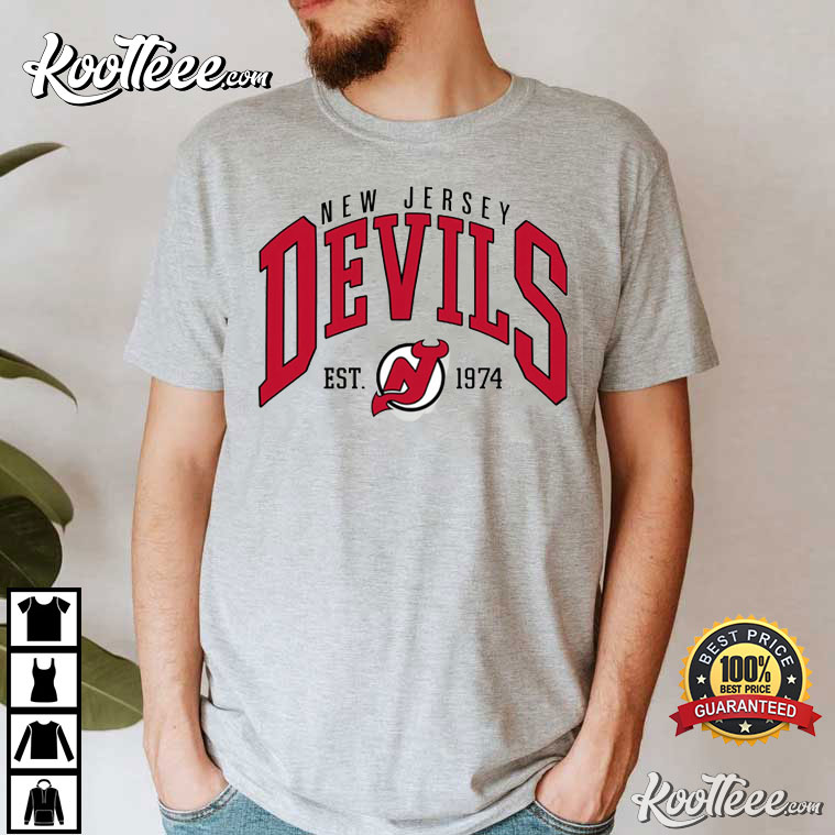 Vintage New Jersey Devils Sweatshirt Vintage Style Unisex Shirt Gift For  Fan S-3
