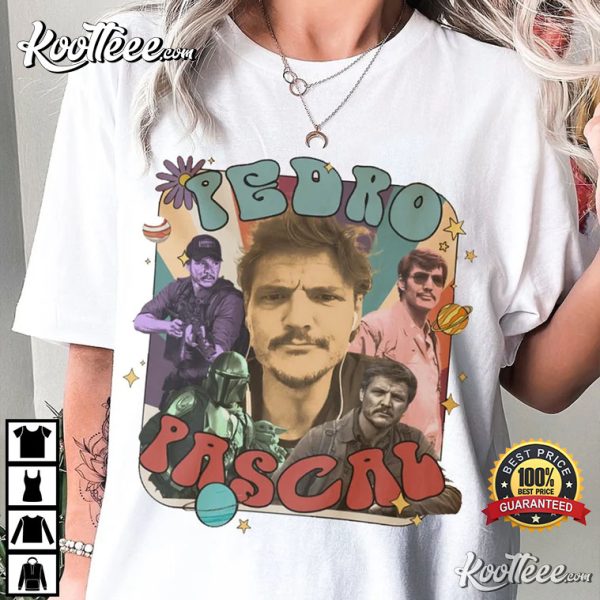 Retro Pedro Pascal Merch T-Shirt