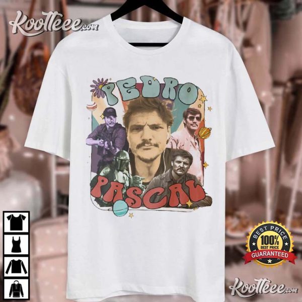 Retro Pedro Pascal Merch T-Shirt