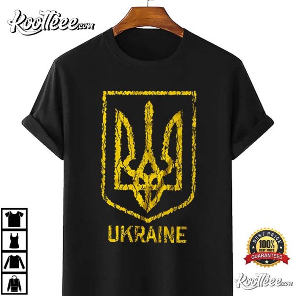 Ukraine Trident Stand By Ukraine Coat Of Arms T-Shirt