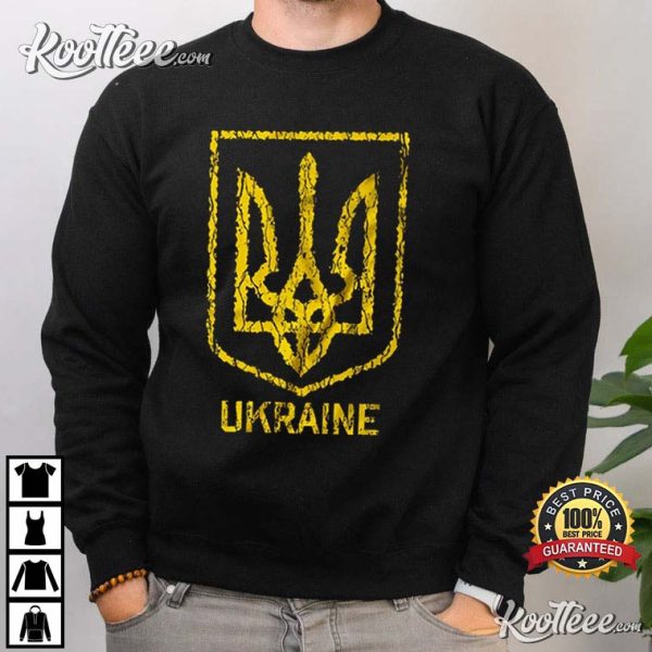 Ukraine Trident Stand By Ukraine Coat Of Arms T-Shirt