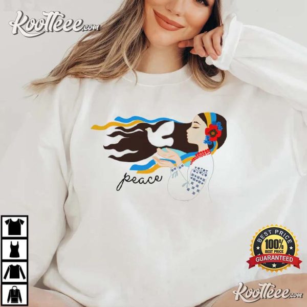 Ukrainian Girl Support For Ukraine Best T-Shirt