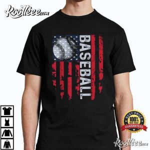 USA Flag Vintage Baseball Best T-Shirt
