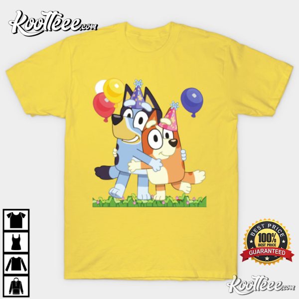 Happy Birthday Gift Bluey T-Shirt