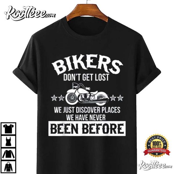 Motorcycle Bikers Don’t Get Lost Vintage T-Shirt