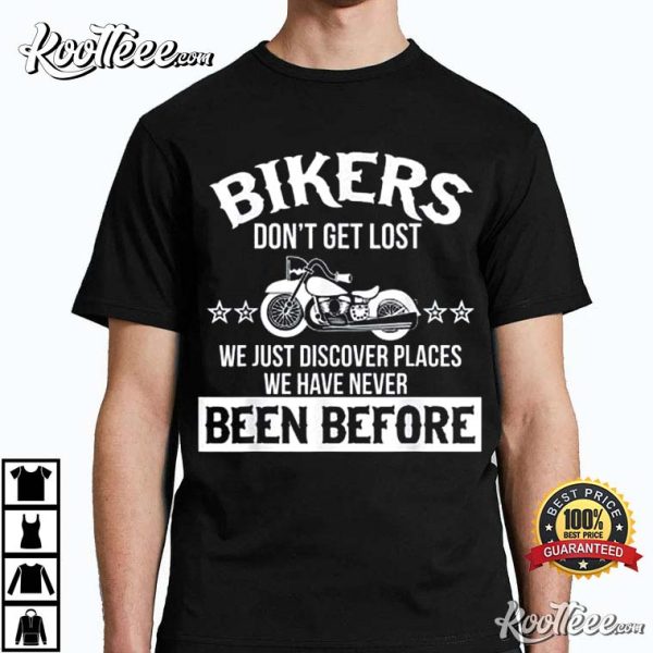 Motorcycle Bikers Don’t Get Lost Vintage T-Shirt