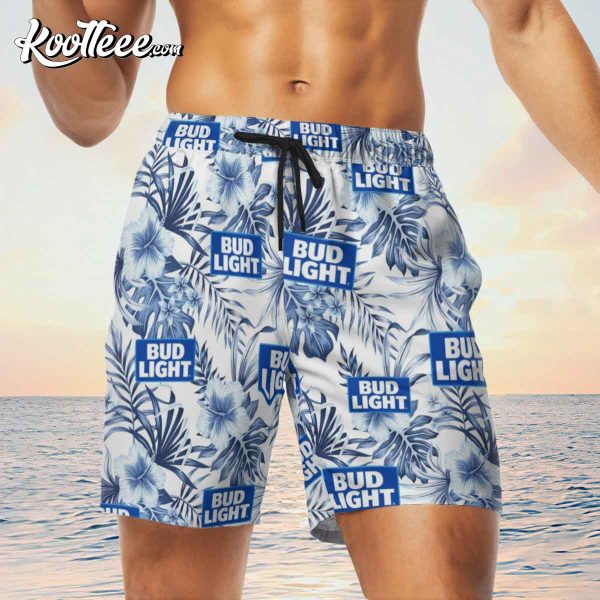 Bud Light Beer Hawaiian Shirts, Hawaiian Shorts