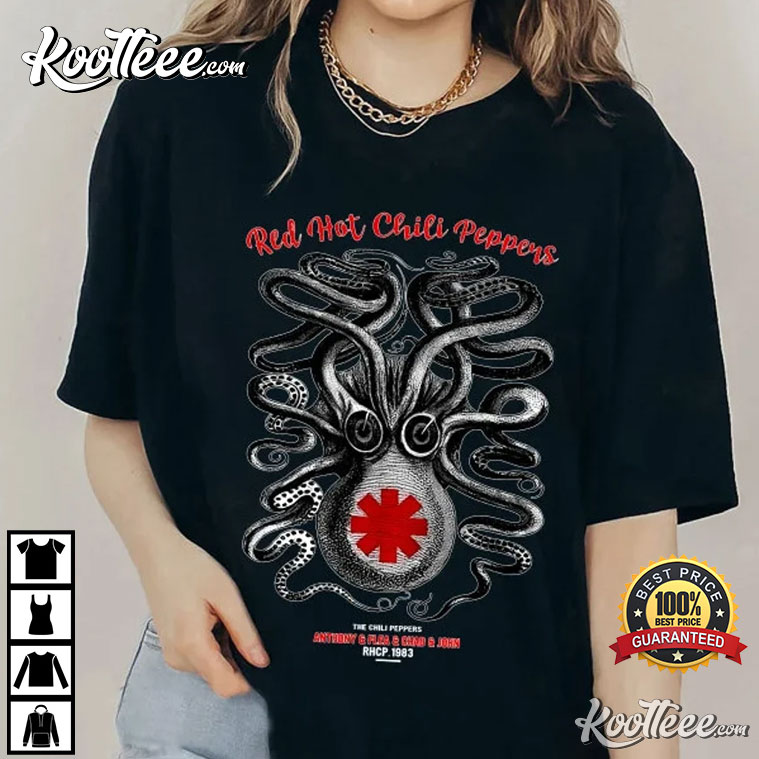 Red Hot Chili Peppers Octopus Concert Tour 2023 T-Shirt
