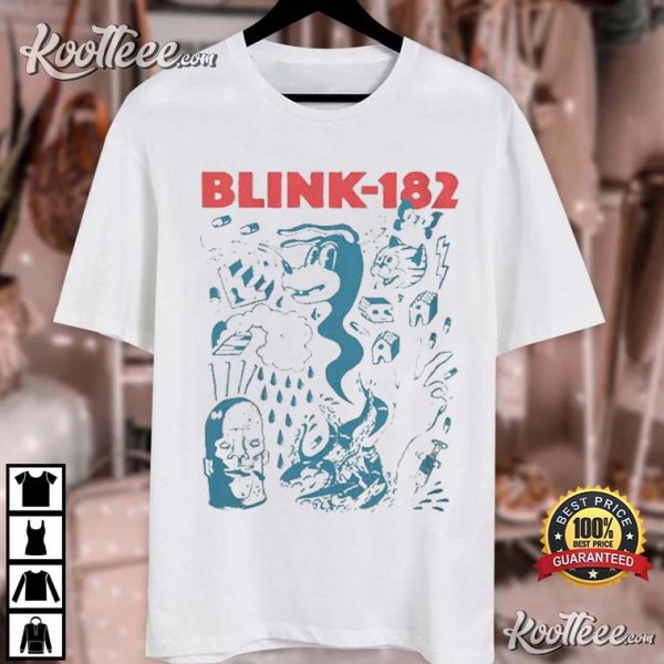 Blink-182 Pop Punk Band Reunite For World Tour T-Shirt