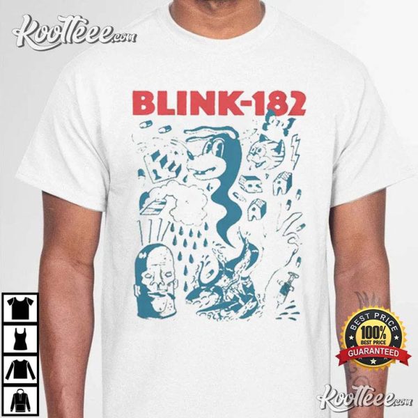 Blink-182 Pop Punk Band Reunite For World Tour T-Shirt