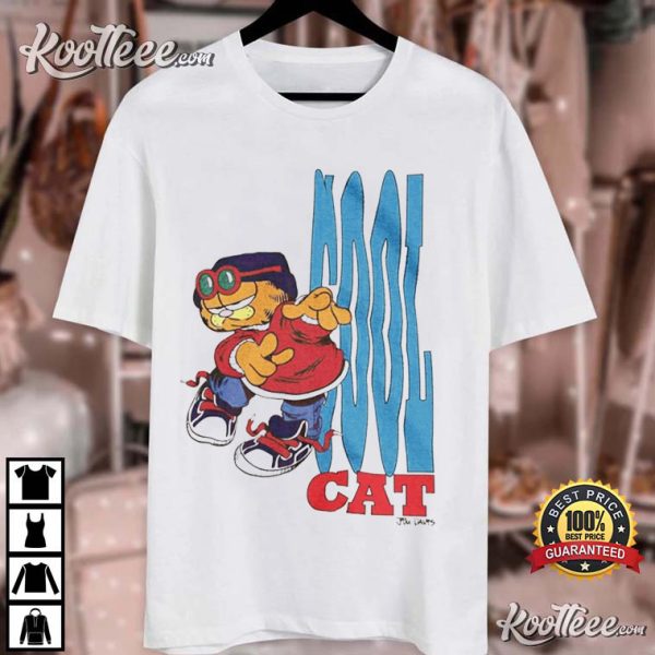 Funny Garfield Cool Cat Vintage T-Shirt