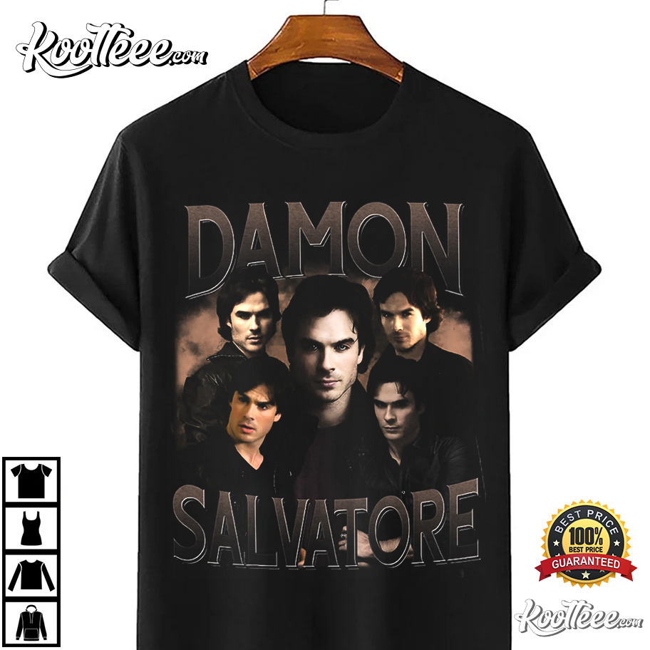 Damon Salvatore The Vampire Diaries Vintage T-Shirt