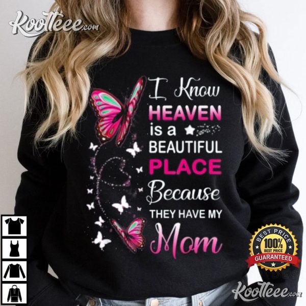 Mom Is My Guardian Angel In Heaven Memorial Day T-Shirt