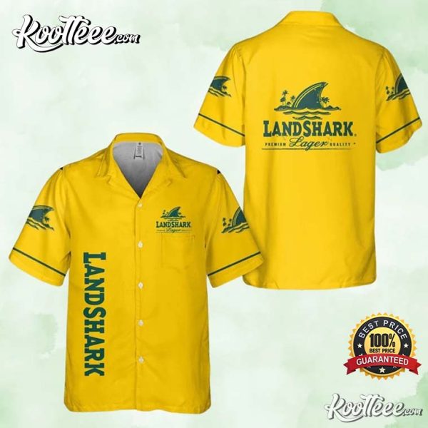 Landshark Gift For Beer Lover Hawaiian Shirt