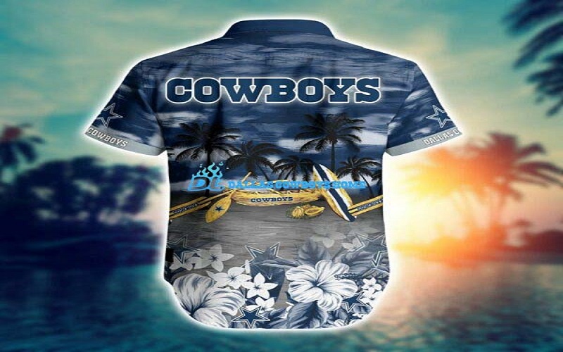 1. Tropical Flower Dallas Cowboys Hawaiian Shirt