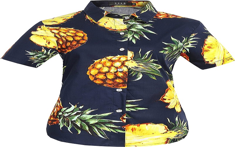 6. Pineapple Hawaiian Shirt