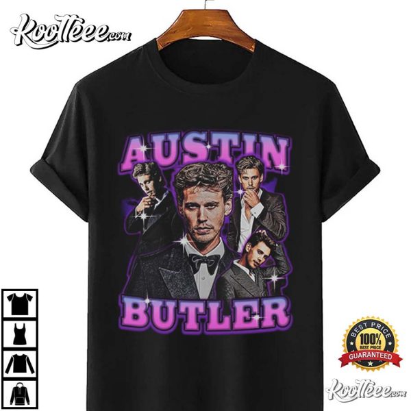 Austin Butler Shirt Vintage 90s Elvis Bootleg T-Shirt