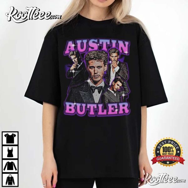 Austin Butler Shirt Vintage 90s Elvis Bootleg T-Shirt