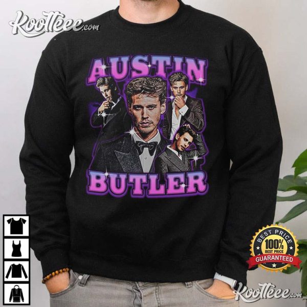 Austin Butler Shirt Vintage 90s Elvis Bootleg T-Shirt