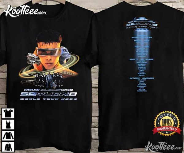 Rauw Alejandro Saturno 2023 World Tour T-Shirt #2