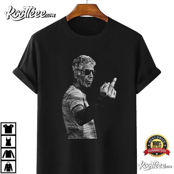 Anthony Bourdain Middle Finger T-Shirt