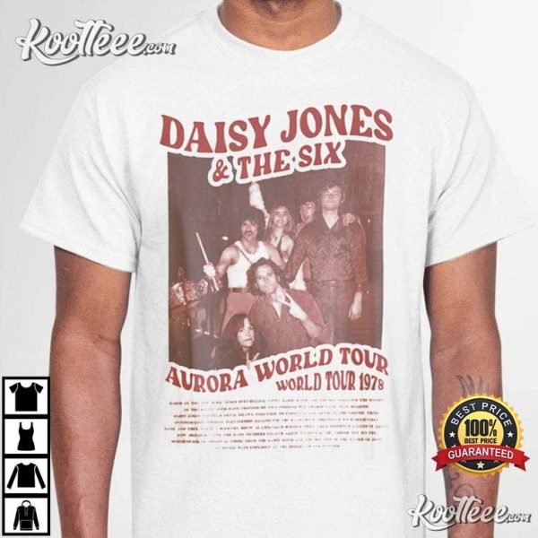 Daisy Jones And The Six Aurora Concert Merch T-Shirt